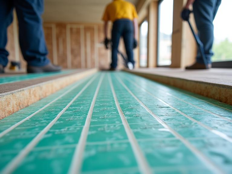 Installation de plancher chauffant à Lyon